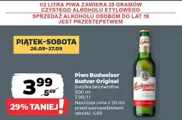 Netto Piwo Budweiser Budvar Original oferta