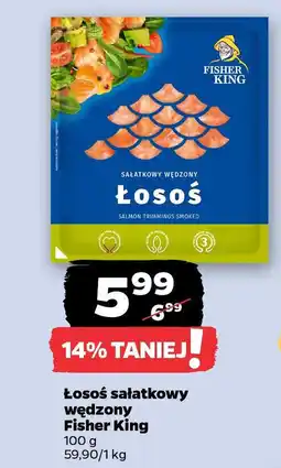 Netto Łosoś sałatkowy wędzony Fisher King oferta