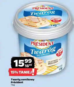 Netto Twaróg sernikowy Président oferta