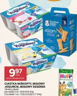 Stokrotka Market CIASTKA MIŚKOPTY, MISIOWY JOGURCIK, MISIOWY DESEREK oferta