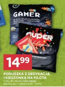 Stokrotka Market Poduszka z dedykacją i kieszonką na pilota oferta