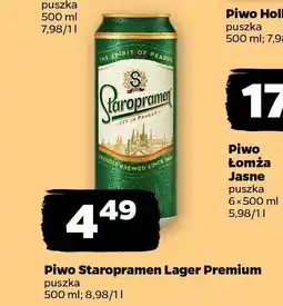 Netto Piwo Staropramen Lager Premium oferta