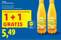 Lidl Sok 100% pomarańcza Solevita oferta