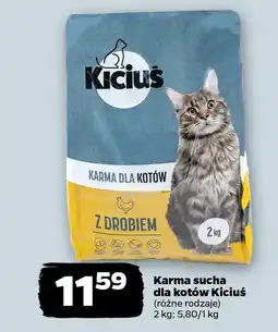 Netto Karma sucha dla kotów Kiciuś oferta