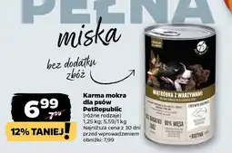 Netto Karma mokra dla psów PetRepublic oferta