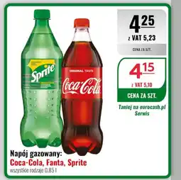 Eurocash Napój gazowany: Coca-Cola, Fanta, Sprite oferta