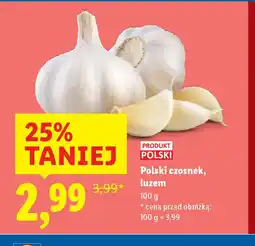 Lidl Polski czosnek oferta