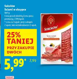Lidl Salami w obsypce Sokołów oferta