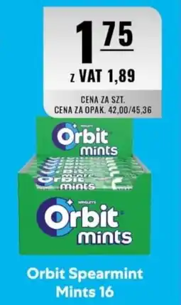 Eurocash Orbit Spearmint Mints oferta