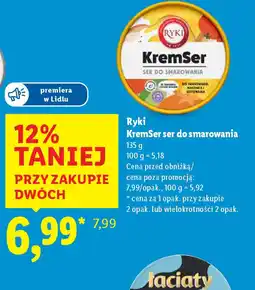 Lidl Ryki KremSer ser do smarowania oferta