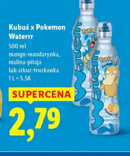 Lidl Kubuś x Pokemon Waterrr oferta