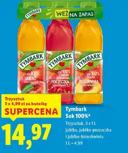 Lidl Tymbark Sok 100% oferta