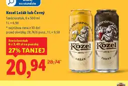 Lidl Piwo Kozel Leżak lub Czerny oferta
