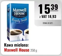 Eurocash Kawa mielona: Maxwell House oferta