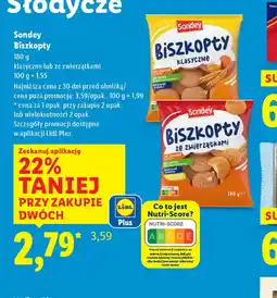 Lidl Biszkopty Sondey oferta