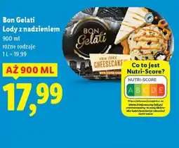 Lidl Lody Bon Gelati z nadzieniem oferta