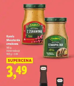 Lidl Kamis Musztarda smakowa oferta