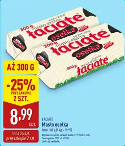 ALDI ŁACIATE Masło osełka oferta
