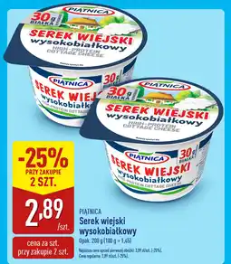 ALDI PIĄTNICA Serek wiejski wysokobiałkowy oferta