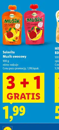 Lidl Solevita Musik owocowy oferta