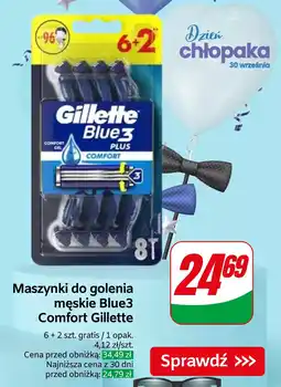 Dino Maszynki do golenia męskie Blue3 Comfort Gillette oferta