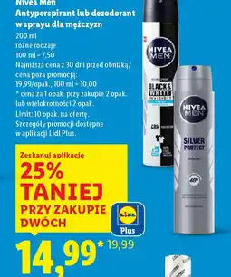 Lidl Nivea Men Antyperspirant lub dezodorant oferta
