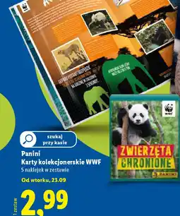 Lidl Karty kolekcjonerskie WWF Panini oferta