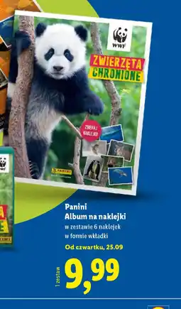 Lidl Album na naklejki Panini oferta