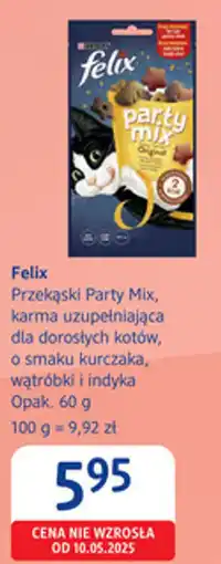 dm drogerie markt Felix Przekąski Party Mix, karma uzupełniająca dla dorosłych kotów oferta