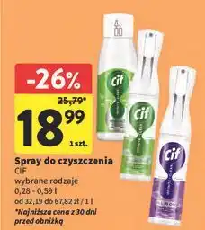Intermarche Spray do czyszczenia Cif oferta