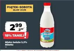 Netto Mleko 3.2% Miletto oferta