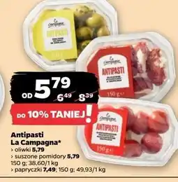 Netto Papryczki czerwone nadziewane serkiem La Campagna oferta