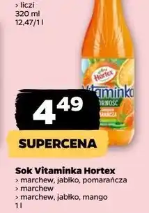 Netto Sok marchew-jabłko-banan-mango Hortex Vitaminka oferta