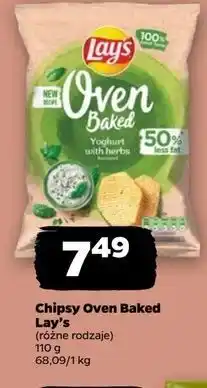 Netto Chipsy jogurt z ziołami ogrodowymi Lay's Oven Baked (Prosto Z Pieca) oferta