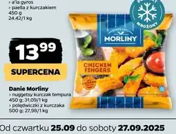 Netto Nuggetsy z kurczaka w tempurze Morliny oferta