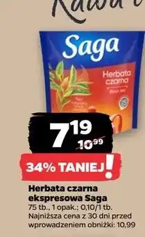 Netto Herbata ekspresowa Saga oferta