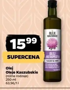Netto Olej z ostropestu Oleje Kaszubskie oferta