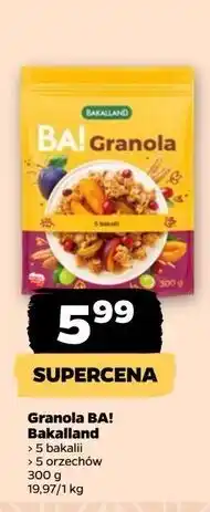 Netto Granola 5 orzechów z czekoladą Bakalland Ba! oferta