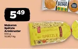 Netto Makaron spaetzle Armbruster oferta
