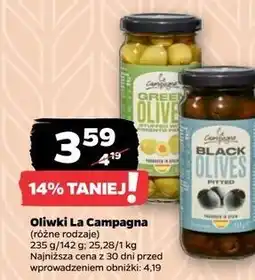 Netto Oliwki zielone nadziewane pastą pimento La Campagna oferta