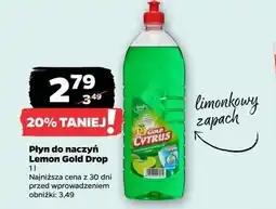 Netto Płyn do naczyń cytrynowy Gold Drop Cytrus oferta