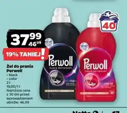 Netto Płyn do prania Perwoll Renew Color oferta