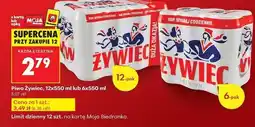Biedronka Piwo Żywiec Jasne Pełne oferta