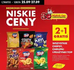 Biedronka Chrupki puffs peanut Top oferta
