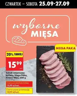 Biedronka Schab wieprzowy kotlety Kraina Mięs oferta