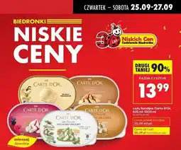 Biedronka Lody tiramisu Algida Carte D'or Les Desserts oferta