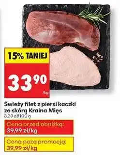Biedronka Filet z piersi kaczki ze skórą Kraina Mięs oferta