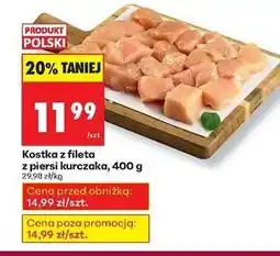 Biedronka Kostka z fileta piersi kurczaka Kraina Mięs oferta