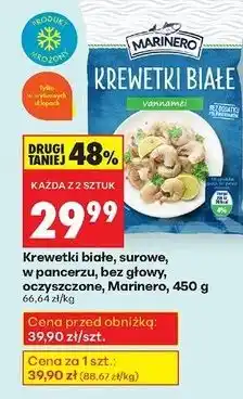 Biedronka Krewetki białe vannamei Marinero oferta