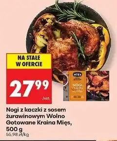 Biedronka Nogi kaczki z sosem żurawinowym Kraina Mięs oferta